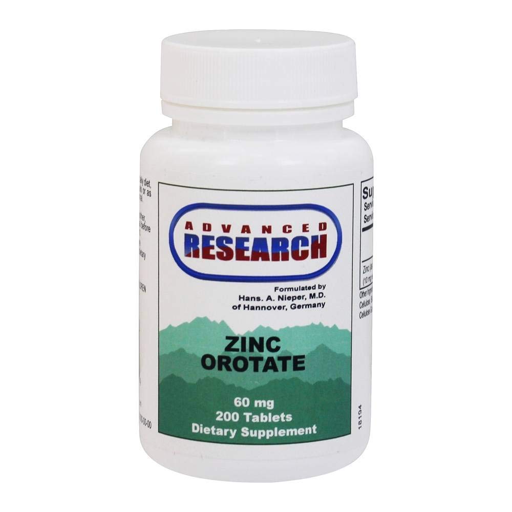 Nutrient Carriers textura de tableta Zinc Orotate, fácil de tragar