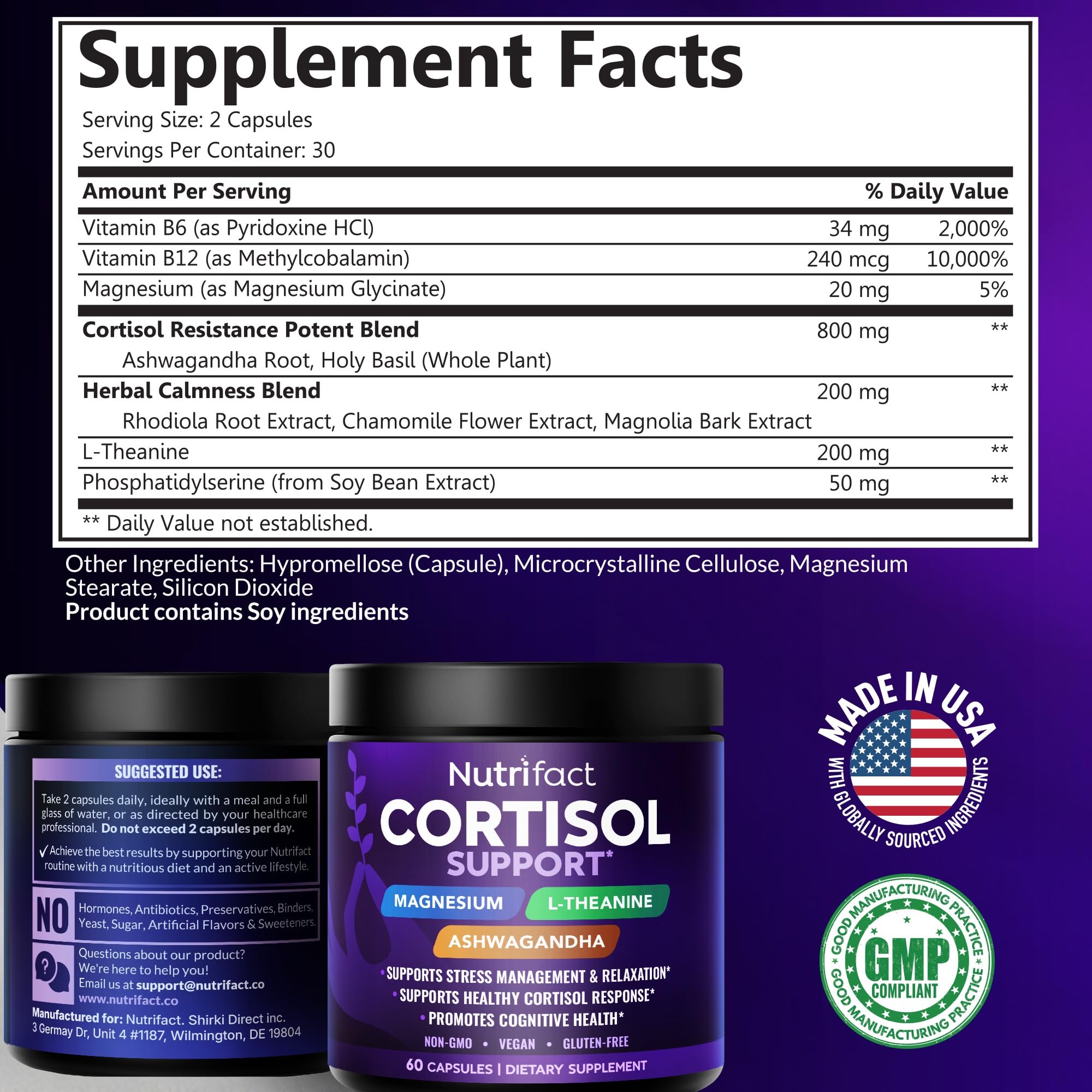 NutriFact etiqueta nutricional enfocada para ver dosis e ingredientes