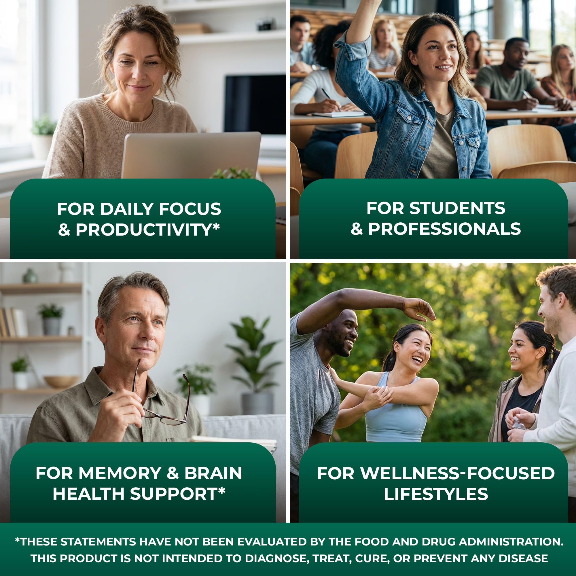 NutriFact estilo de vida en escritorio que sugiere claridad mental