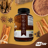 NutriFlair frasco abierto con cápsulas listas para ser usadas convenientemente