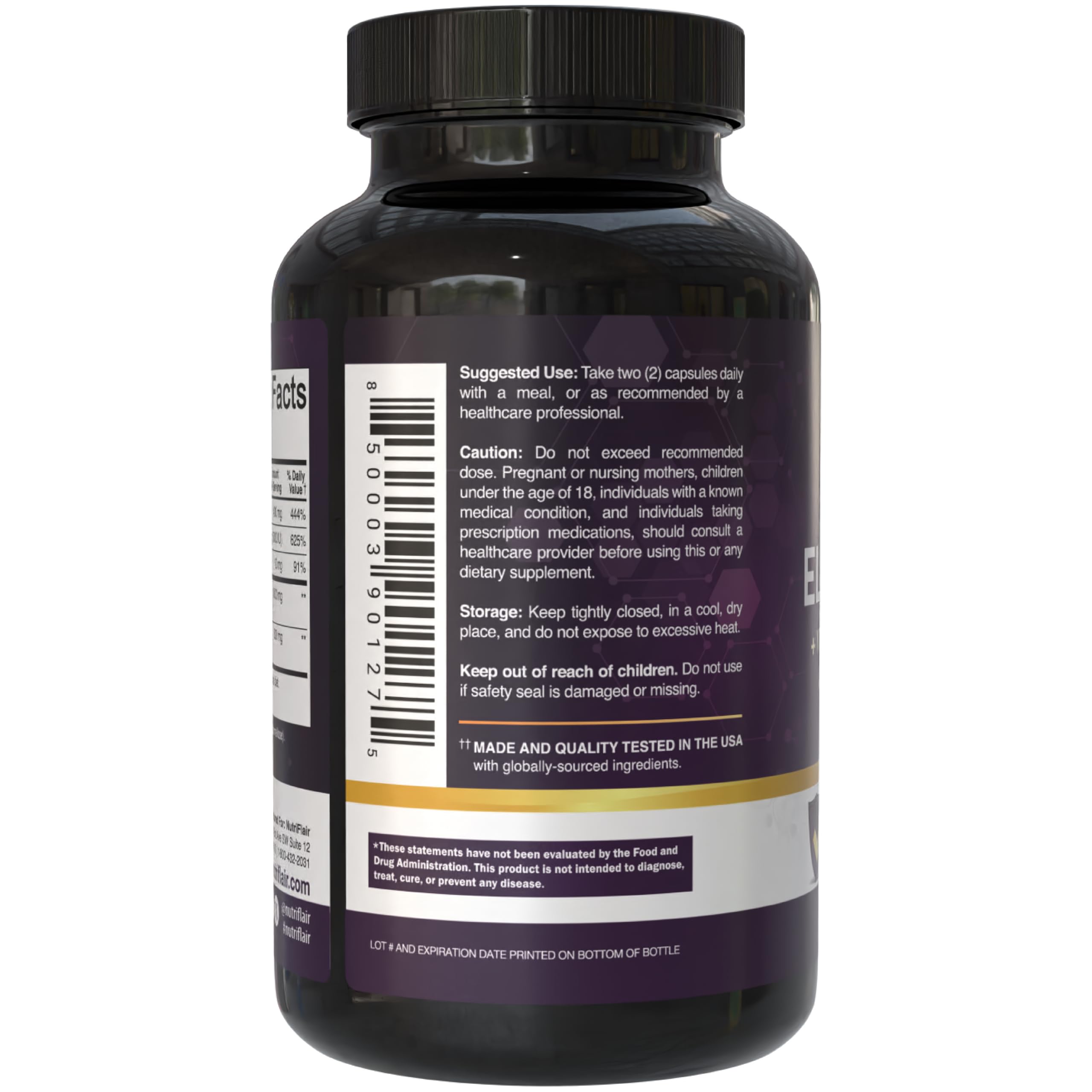 NutriFlair etiqueta con información nutricional legible y transparente