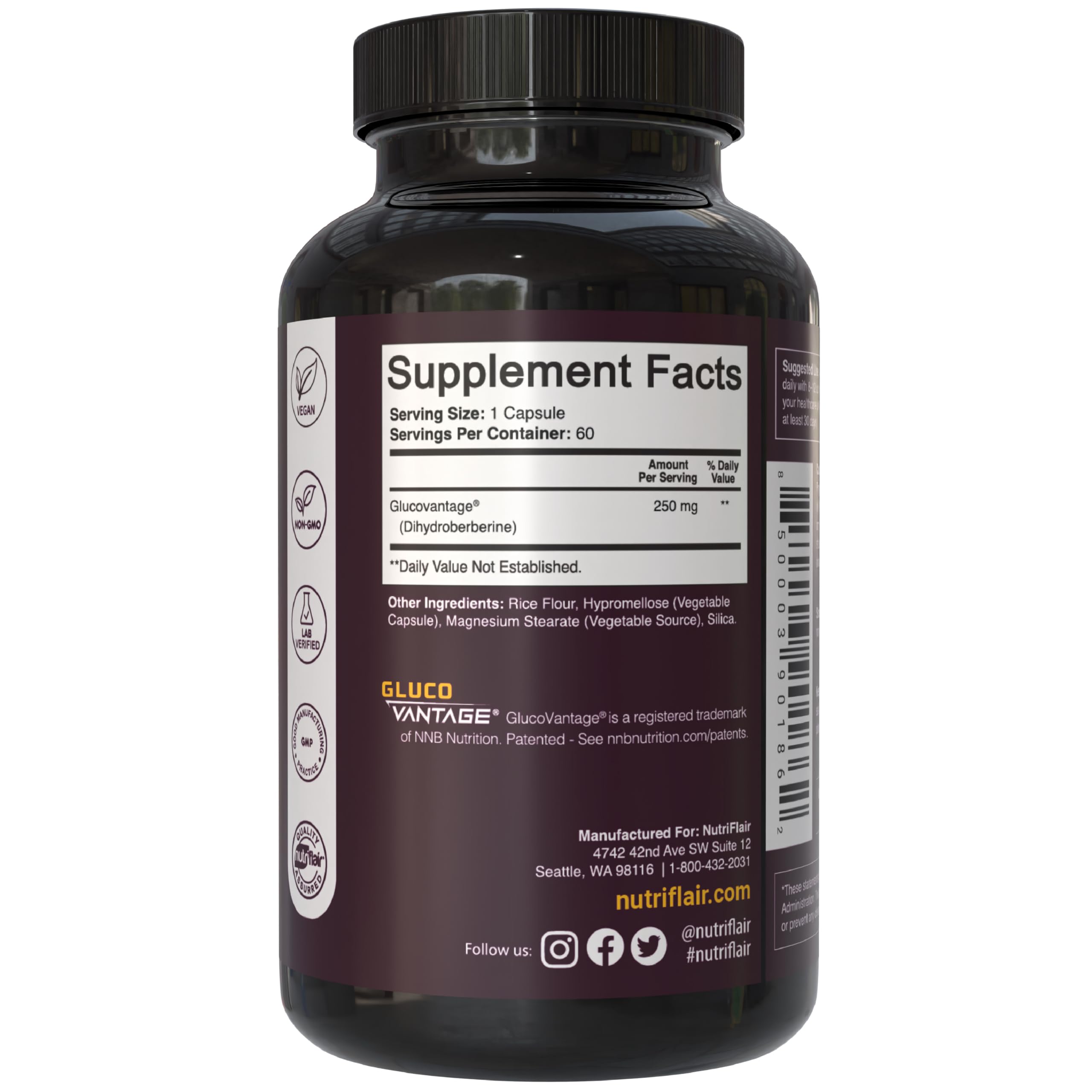 NutriFlair cápsula en primer plano para apreciar textura y facilidad de ingestión