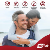 NutriFlair cápsulas en mano para comparar tamaño y porción