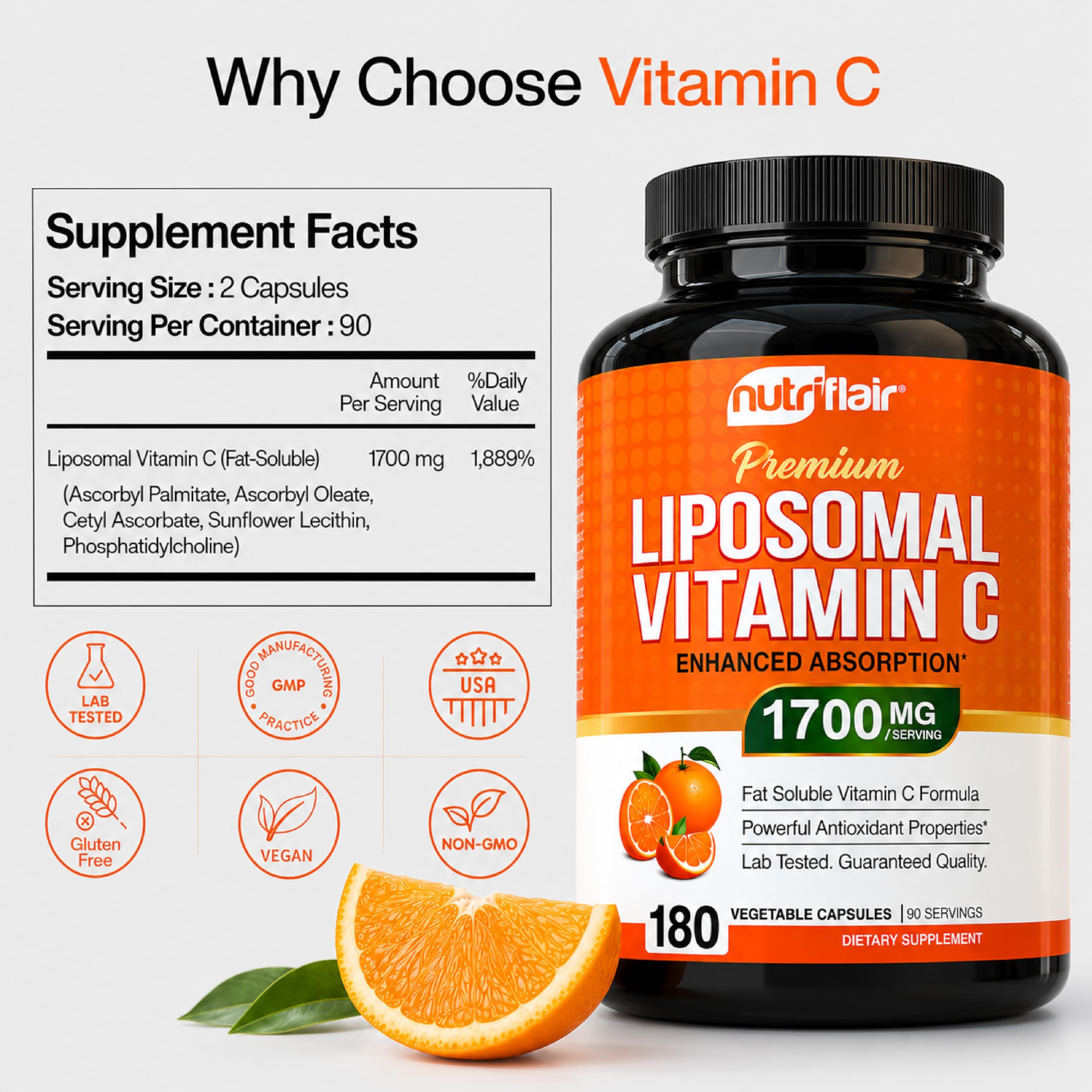 NutriFlair detalle de textura de la cápsula para fácil ingestión