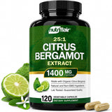 NutriFlair frasco frontal mostrando 120 cápsulas y etiqueta clara