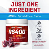 Nutrigardens porciones en mano para ver tamaño y cantidad por envase