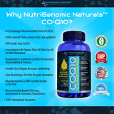 NutriGenomic Naturals aceite de oliva orgánico usado para mejor absorción