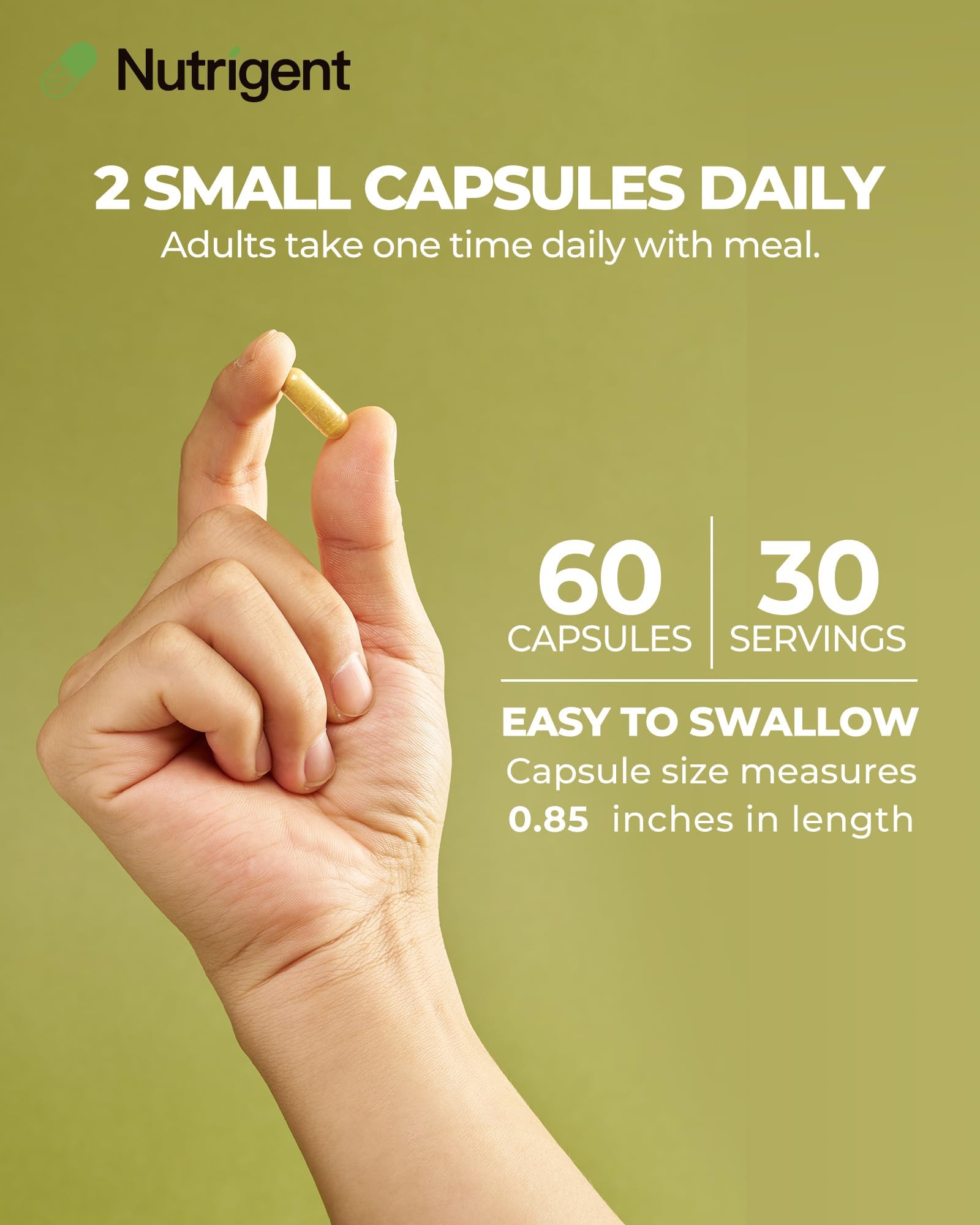 Nutrigent cápsula abierta con contenido para ver calidad