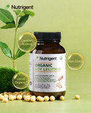 Nutrigent detalle de cápsula líquida que muestra textura y fácil de tragar