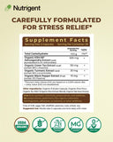 Nutrigent polvo de ashwagandha mostrando textura natural
