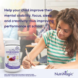 NutriMagic niños tomando gominolas en rutina matutina