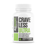 Nutrimend IQ frasco frontal de Crave Less Ultra mostrando etiqueta y beneficio de control del apetito