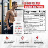 Nutrimend IQ Rapid Burn Alpha cápsulas detalle textura y forma para fácil ingestión.