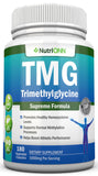 NutriONN bote frontal de TMG 1000 mg mostrando diseño y cantidad, fácil identificación del producto