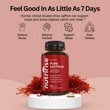 NutriRise polvo de extracto de azafrán textura pura y uniforme