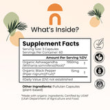 NutriRise close-up de cápsulas veganas para apreciar textura y pureza