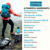 NutriRise comparación de tamaño con manos para apreciar cantidad y dosificación
