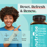 NutriRise ingredientes naturales (aloe, regaliz, senna) explicando origen botánico