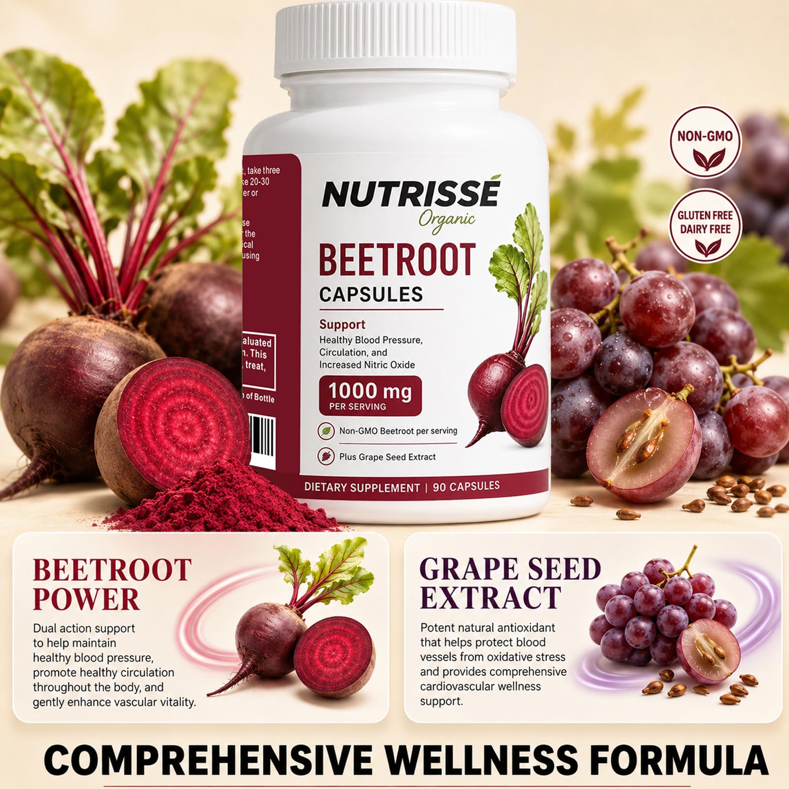 Nutrisse Organic cápsulas en mesa de desayuno, conveniencia diaria