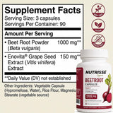 Nutrisse Organic etiqueta con información nutricional clara y completa