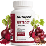 Nutrisse Organic frasco frontal mostrando etiqueta y ventaja vegana
