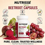 Nutrisse Organic ingredientes: remolacha y semillas de uva, mezcla natural