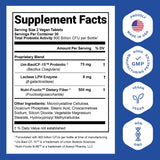 Nutrition Essentials detalle de cápsula resistente, beneficio llegada viva al intestino