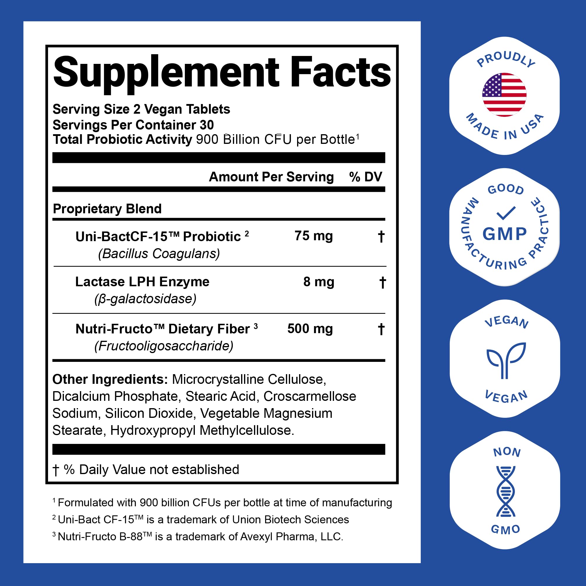 Nutrition Essentials detalle de tabletas que muestra textura y tamaño