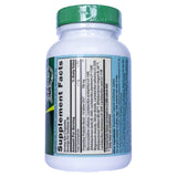 Nutrition Now Pb8 comparación de tamaño con manos para visualizar las 120 cápsulas