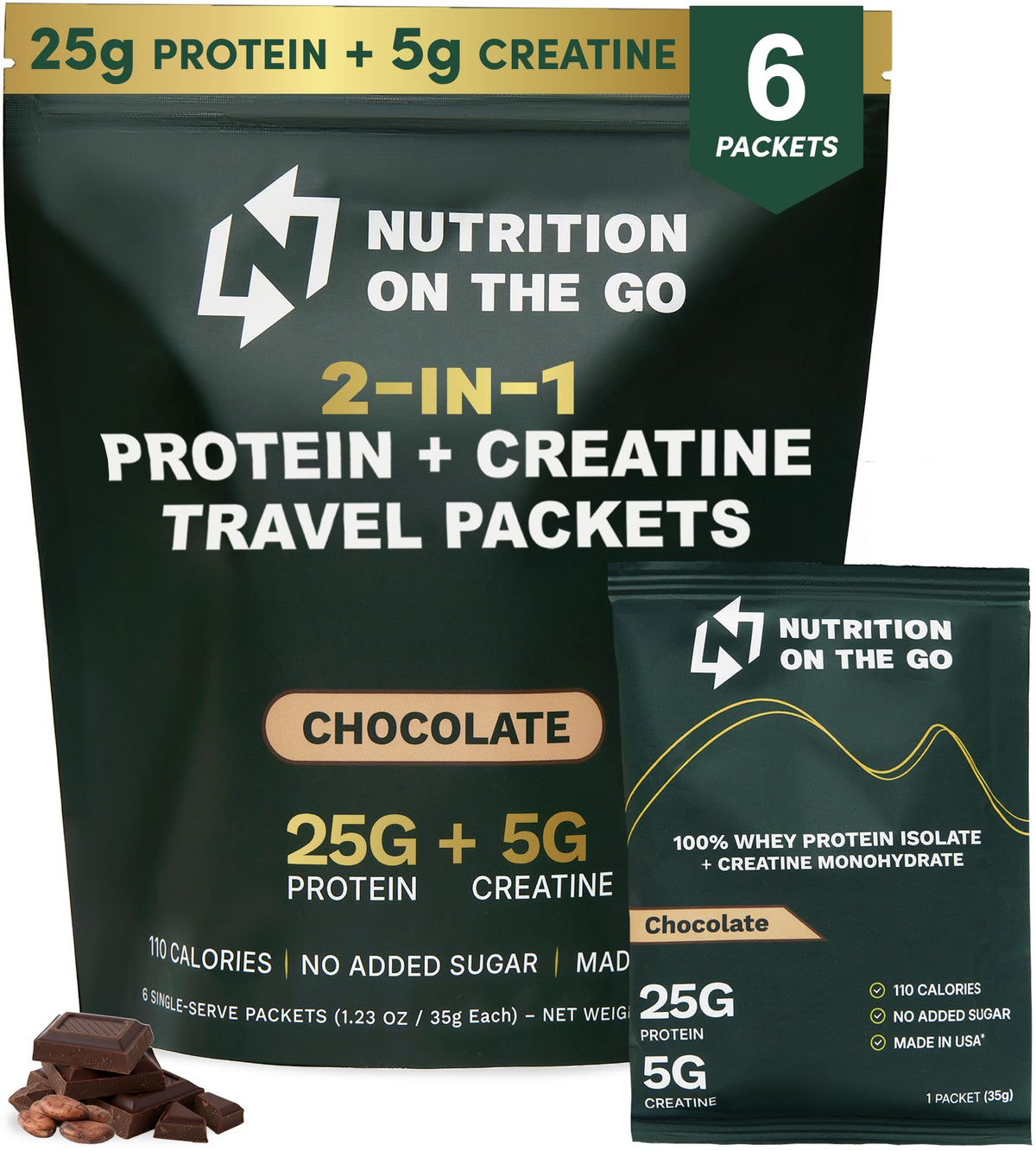 Nutrition On The Go sobre frontal mostrando diseño y facilidad de transporte