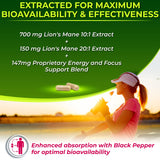 Nutrition Restore persona tomando cápsula para apoyo diario de enfoque