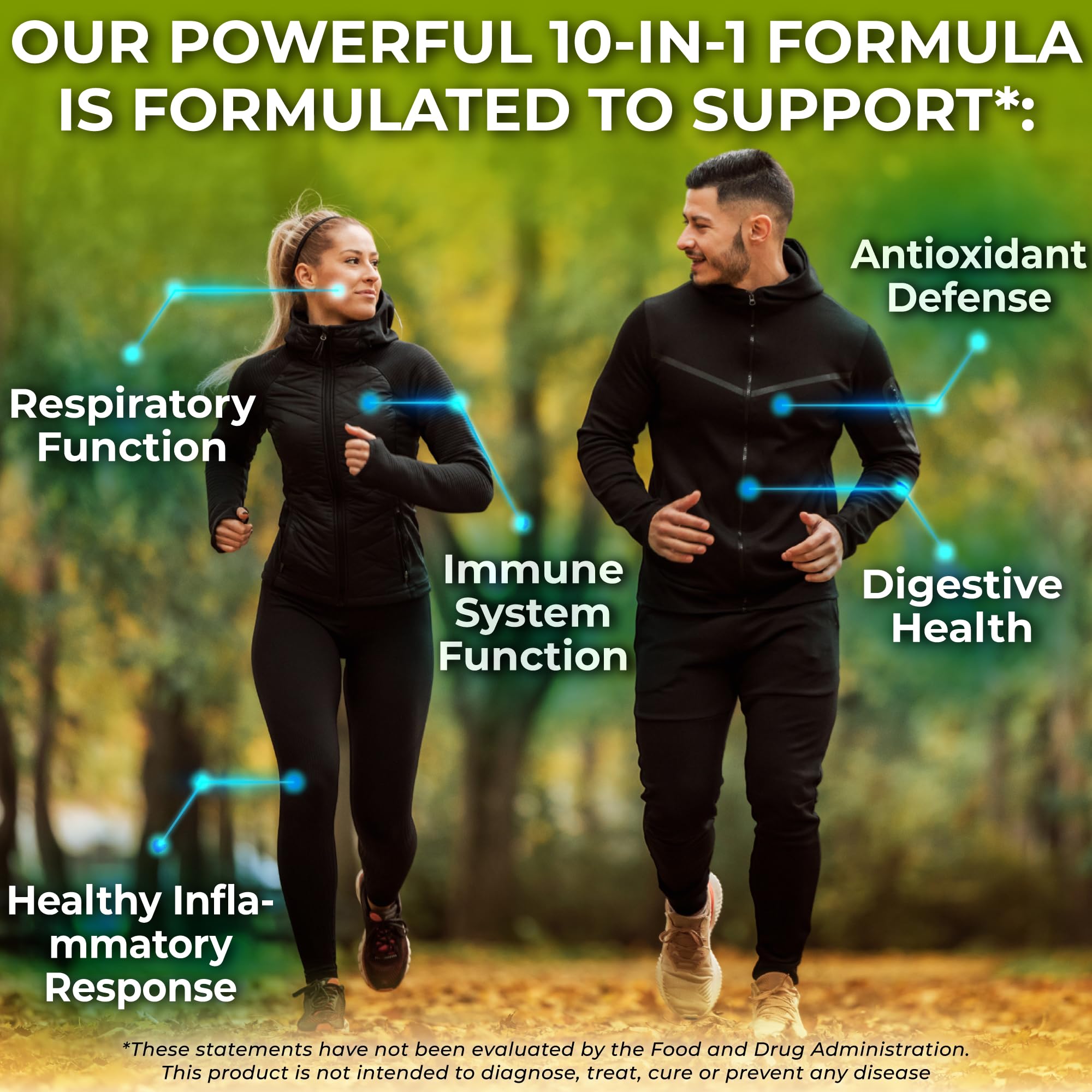 Etiqueta Nutrition Restore con lista de ingredientes y certificaciones, transparencia
