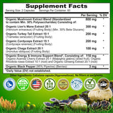 Nutrition Restore etiqueta de ingredientes orgánicos y certificaciones