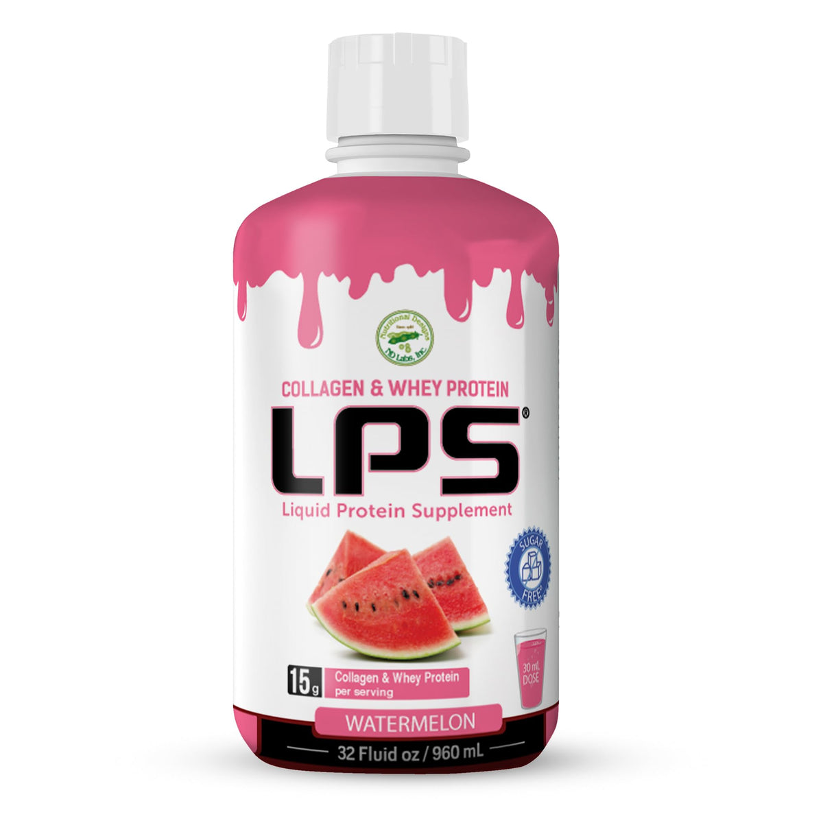 Nutritional Designs botella frontal mostrando etiqueta clara y beneficios