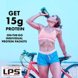 Nutritional Designs comparación de tamaño con mano para porciones prácticas