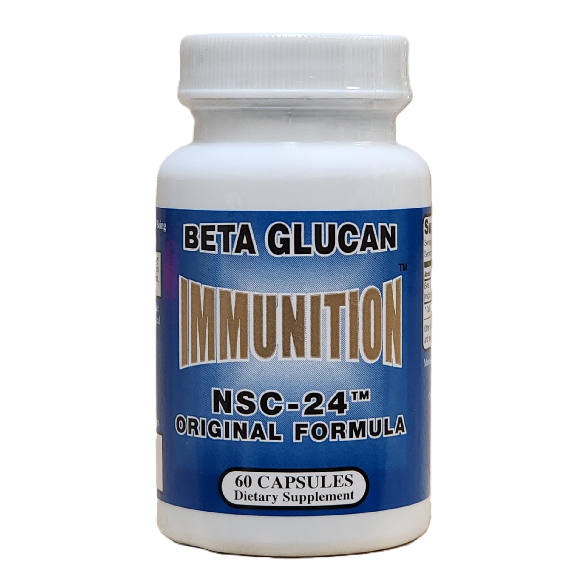 Nutritional Scientific frasco frontal mostrando etiqueta clara y beneficios
