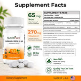 Dos frascos NutritiPure juntos mostrando el suministro total de 120 tabletas