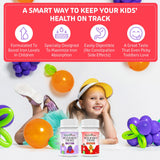 NutritiPure tableta en mano de adulto, tamaño y conveniencia para niños