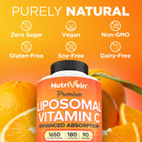 Nutrivein cápsulas junto a vaso de agua integradas en rutina matutina