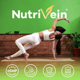 Nutrivein en cocina con alimentos saludables, apoyo a un estilo de vida equilibrado