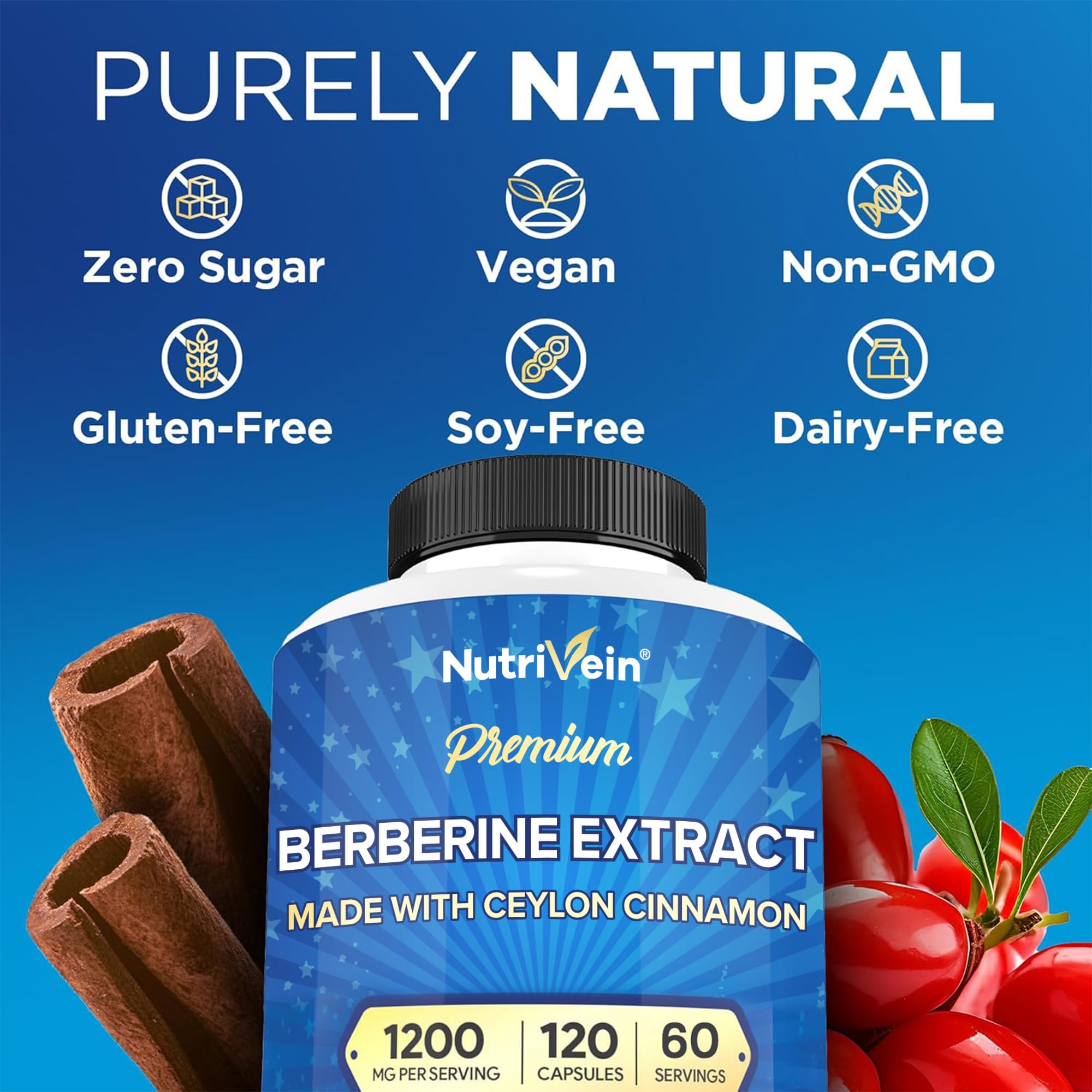 Nutrivein etiqueta nutricional legible con información de dosis