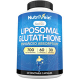 Nutrivein envase frontal mostrando glutation 700 mg y conveniencia