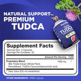 Nutrivein TUDCA+ cápsulas detalle y fácil de tomar, conveniencia diaria