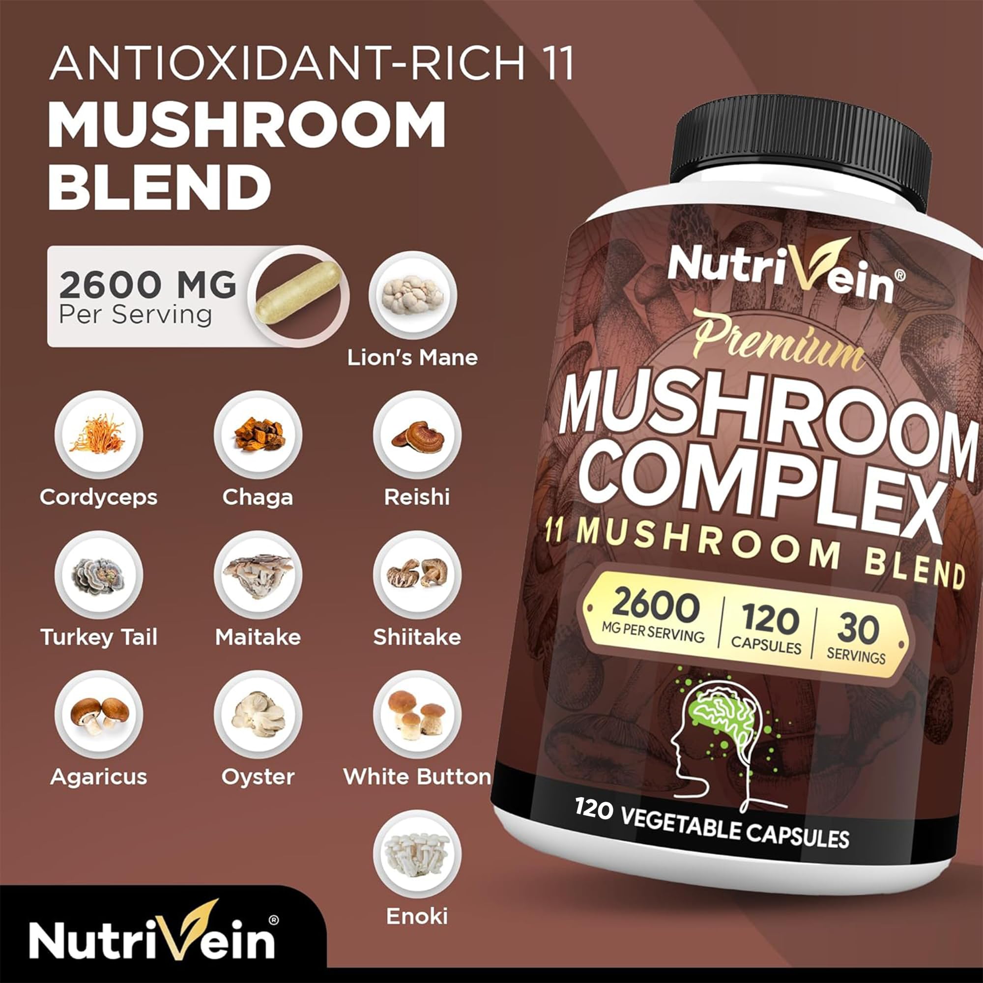Nutrivein cápsulas en mano en rutina matinal para energía y enfoque