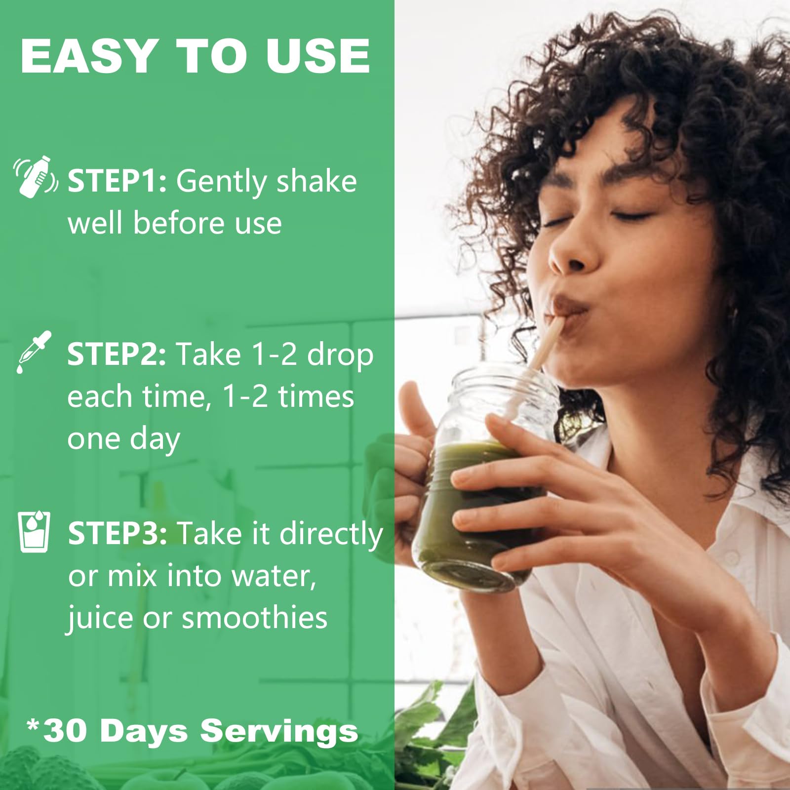 Nutrively frasco en mano para mostrar tamaño compacto y transporte fácil