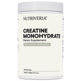 Nutriveria frasco frontal mostrando la marca y beneficio de pureza