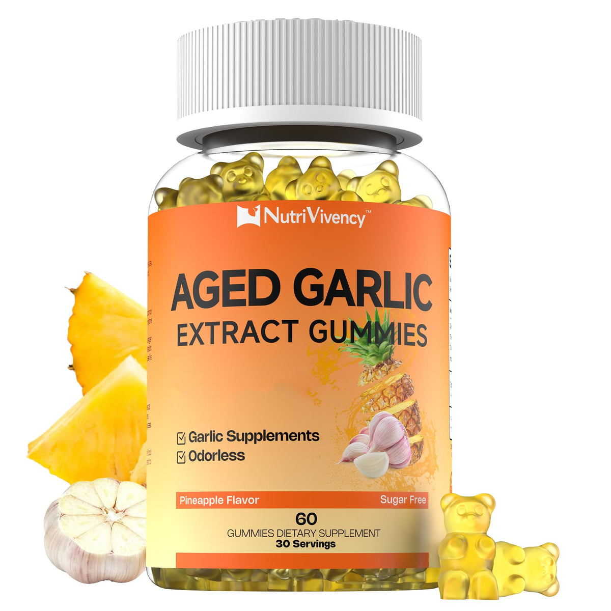 NutriVivency frasco delantero mostrando etiqueta y cantidad