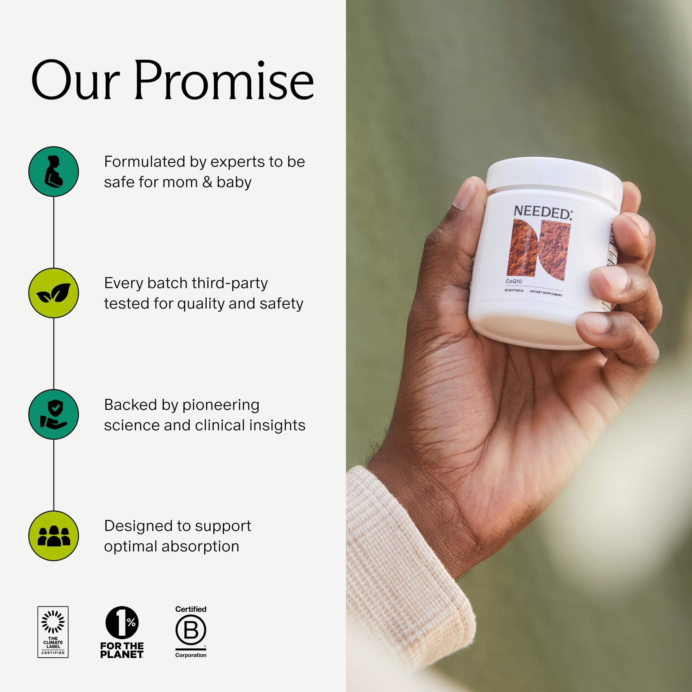 NutriVital cápsula junto a alimentos grasos para mejor absorción
