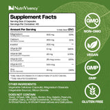 NutriVivency primer plano de cápsula fácil de tragar y sin olor