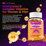 Etiqueta NutriVivency primer plano con información de vitaminas activa
